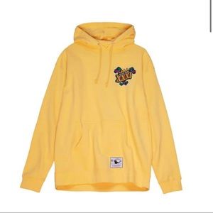 NWT MITCHELL AND NESS - SUPER BOWL LOGO MENS NFL SB XXXI HOODIE IN PEACH